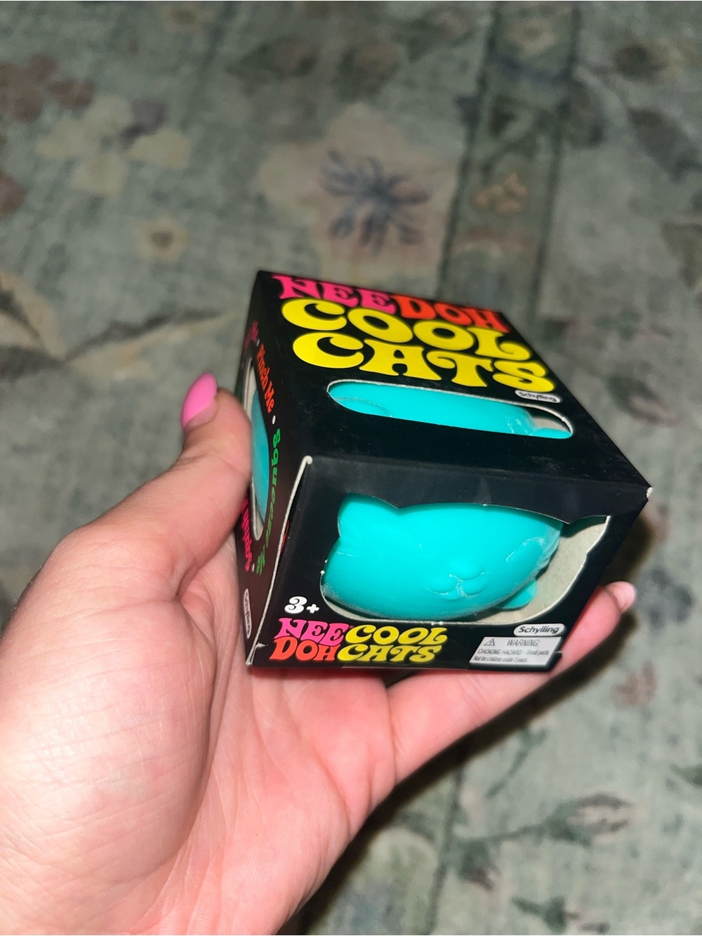 Cool Cats Teal squishy Needoh